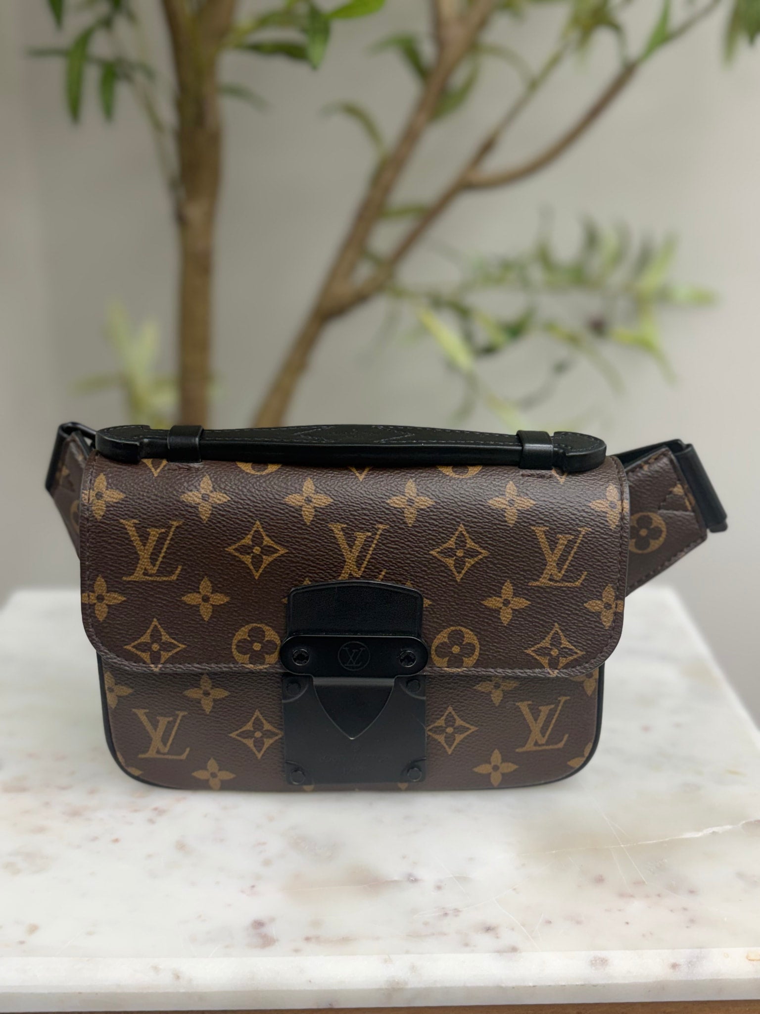 Louis Vuitton Monogram S Lock Sling Bag