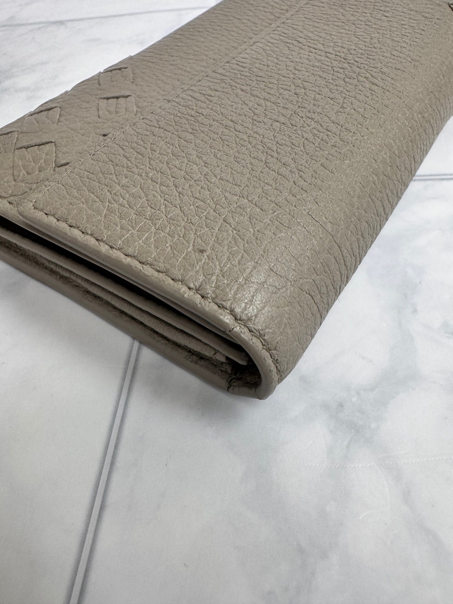 Bottega Veneta Taupe Intrecciato Leather Long Continental Wallet