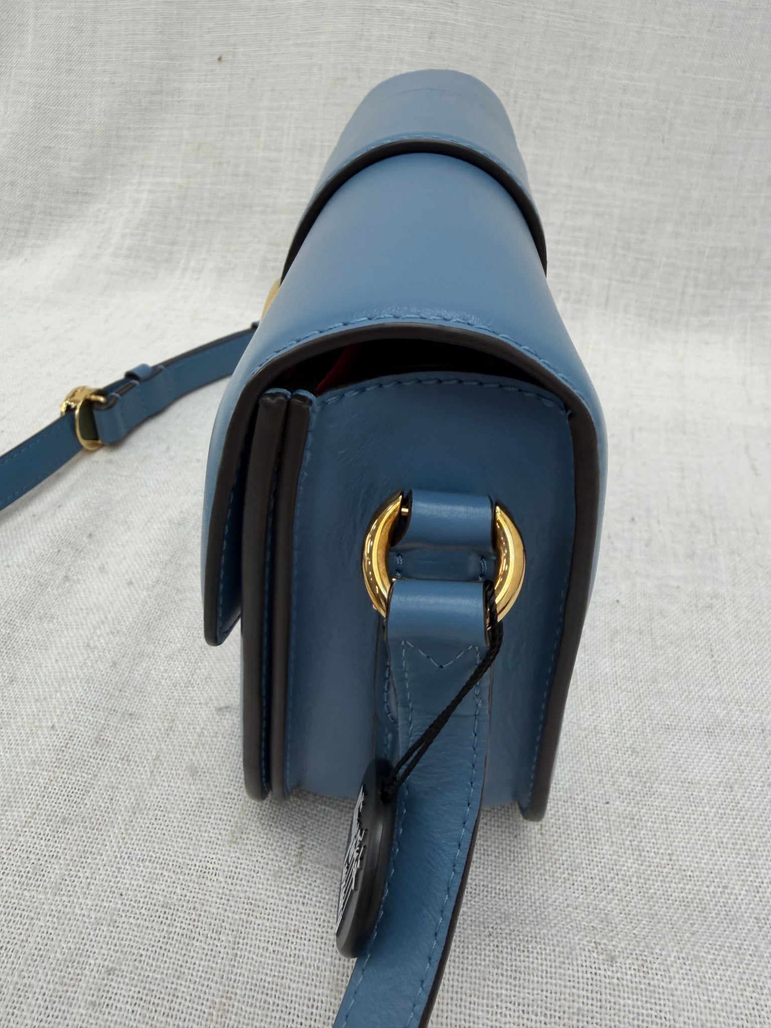 BRAND NEW- Louis Vuitton Blue Leather Pont 9 Crossbody Bag