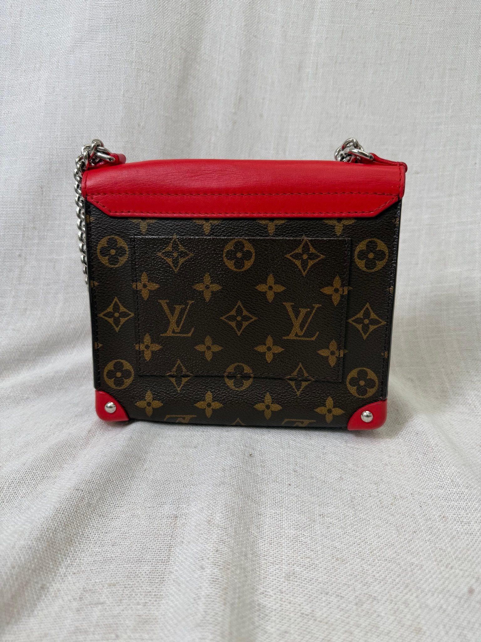 Louis Vuitton Rouge Limited Edition Tribal Mask Pochette Crossbody