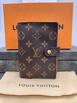Louis Vuitton Monogram Small Ring Agenda Cover