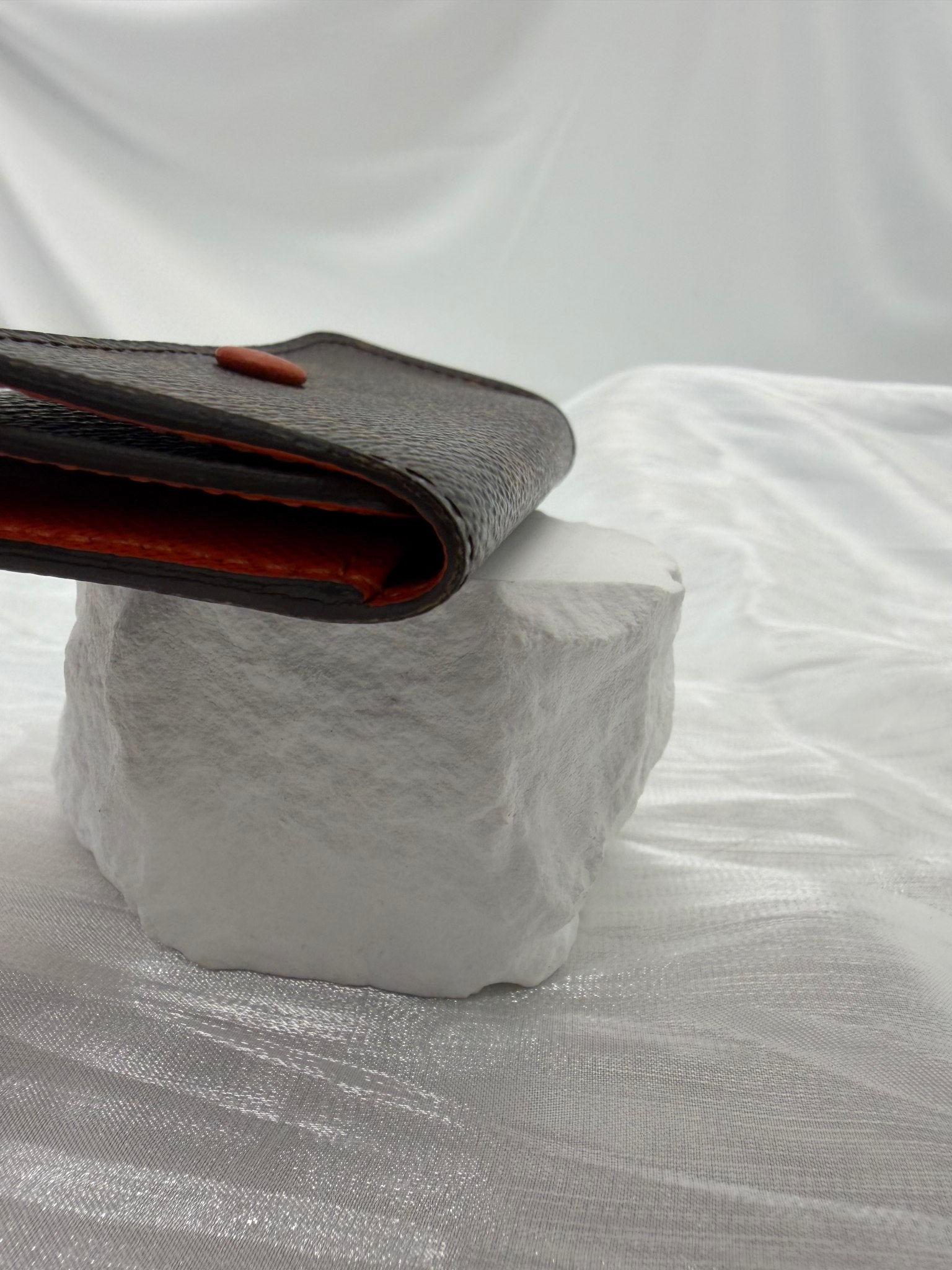 Louis Vuitton Monogram & Orange 4 Key Ring Case