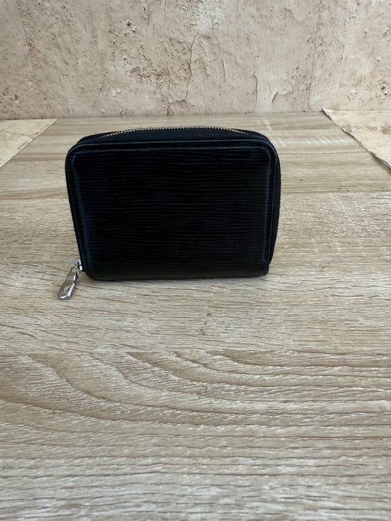 Louis Vuitton Black Epi Zippy Compact Wallet