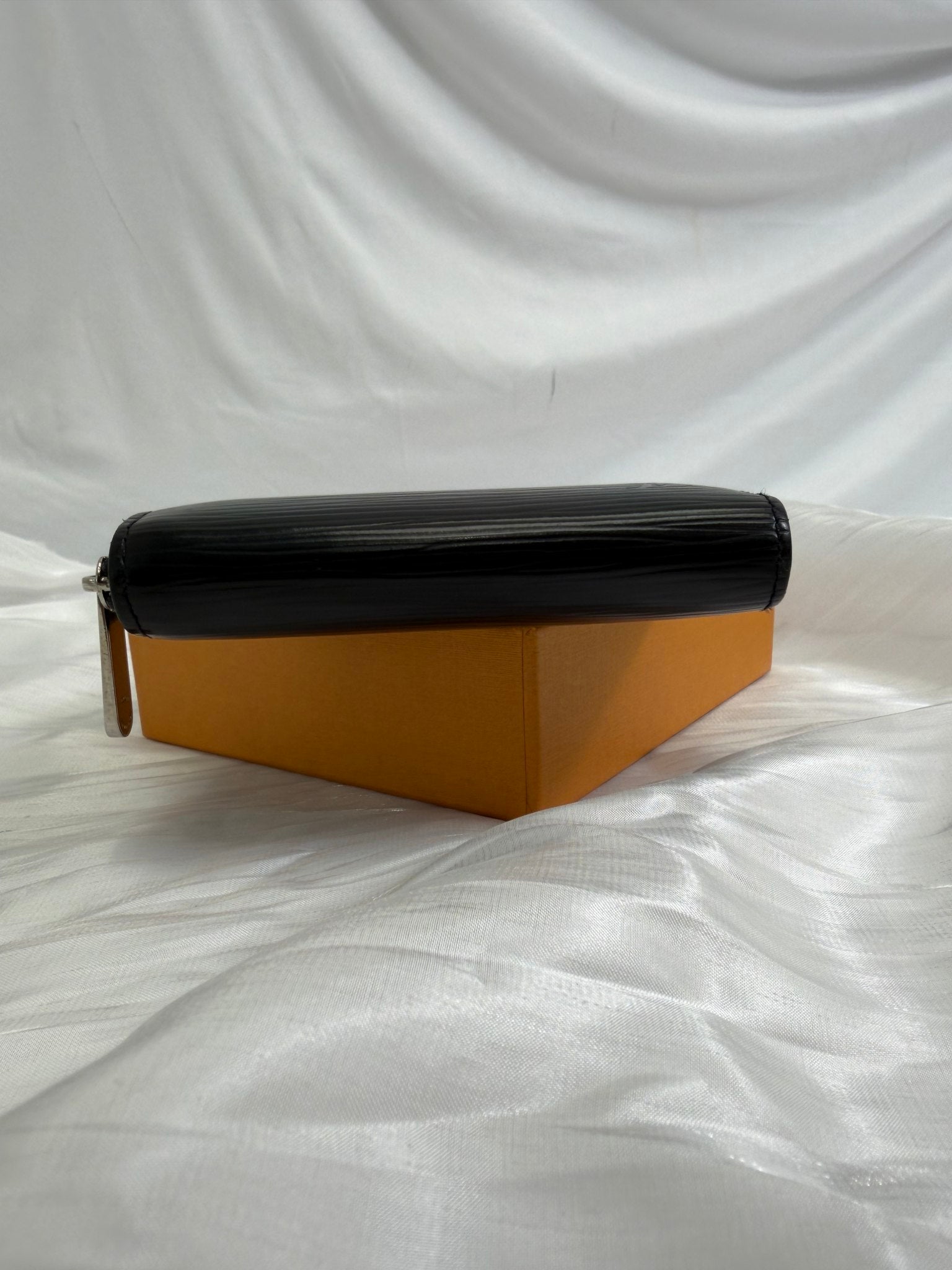 Louis Vuitton Black Epi Zippy Compact Wallet  