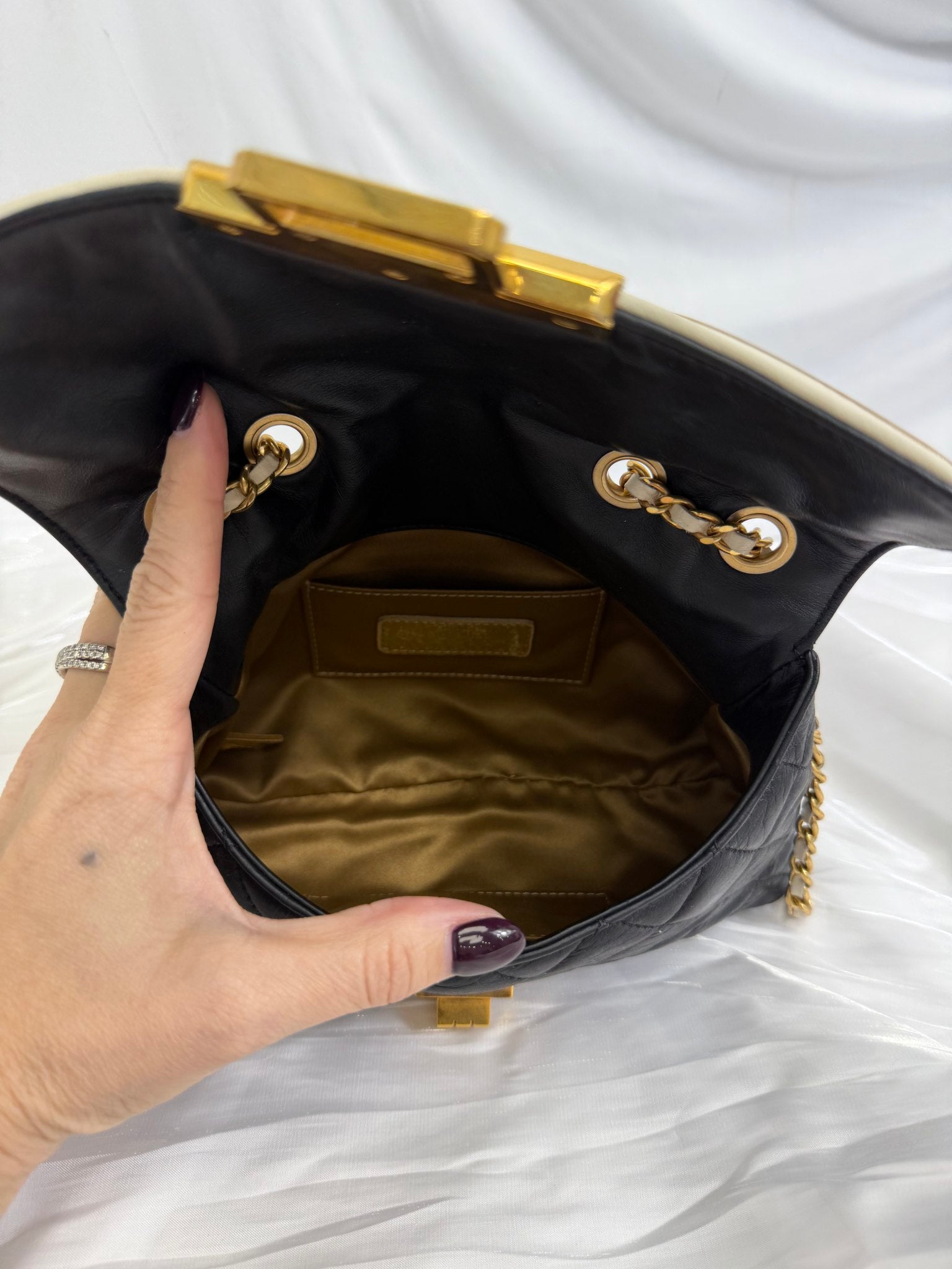 Chanel Black Lambskin Small Reissue Flap Bag