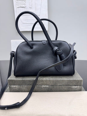 BRAND NEW - Jacquemus Black Grained Leather Piccolo Turismo 2Way Bag