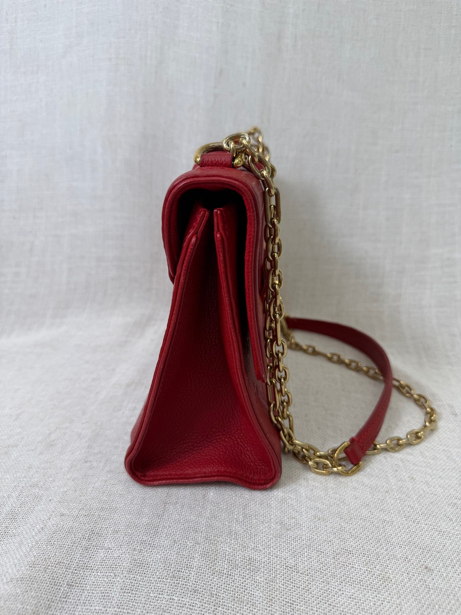 Louis Vuitton Red Empreinte Leather Saint Sulpice BB Bag