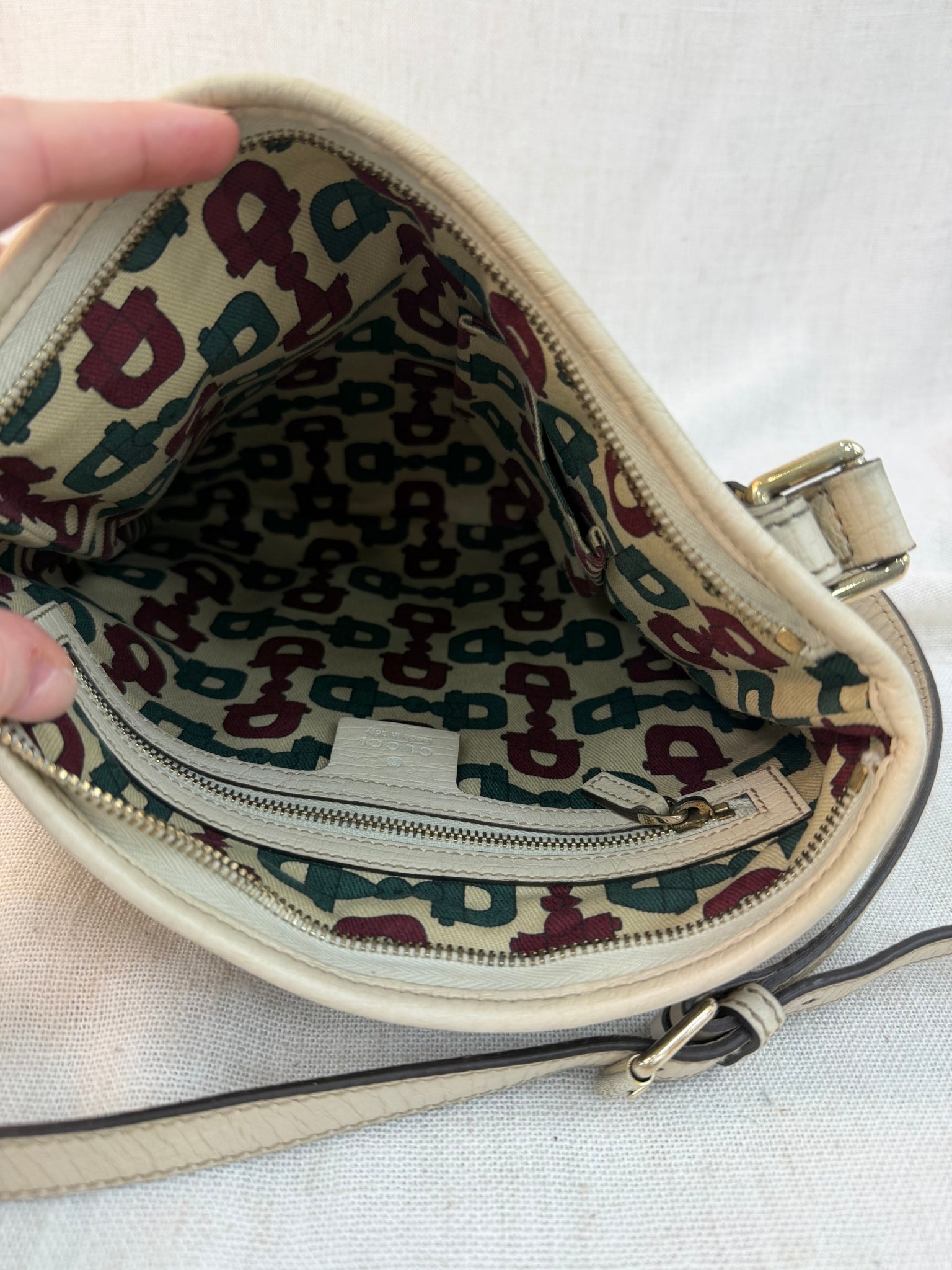 Gucci Brown Canvas Jolicoeur Messenger Bag