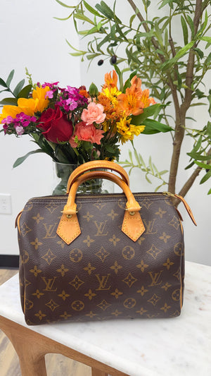 Louis Vuitton Monogram Speedy 25 Handbag