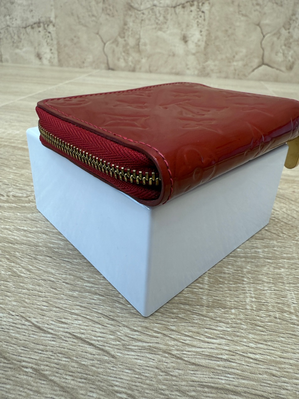 Louis Vuitton Red Venis Compact Wallet 