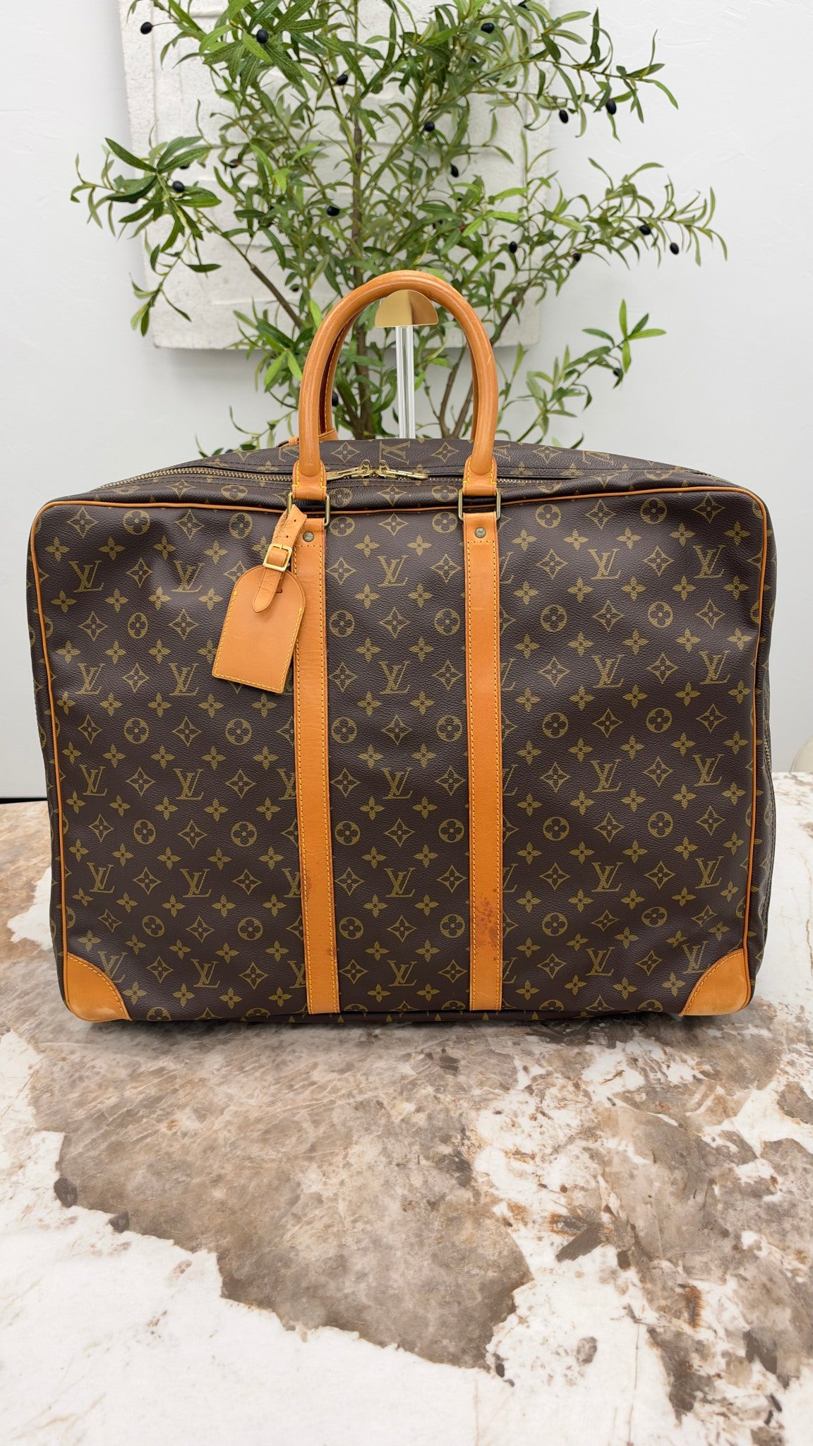 Louis Vuitton Monogram Sirius Soft-Sided Suitcase