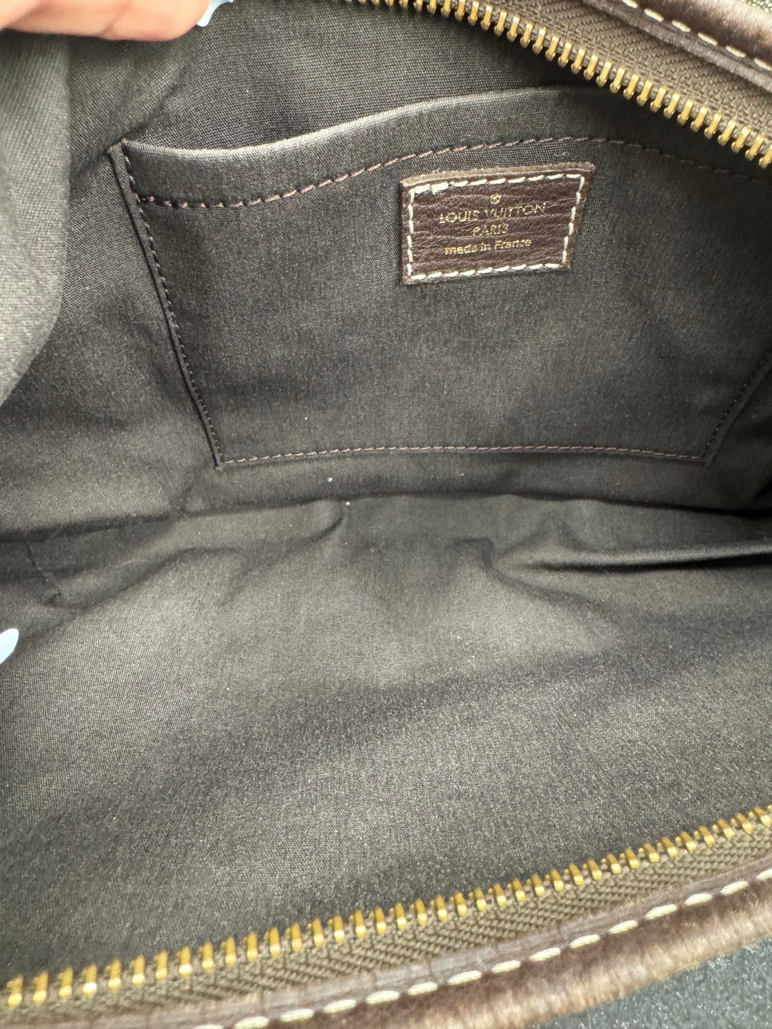 Louis Vuitton Monogram Mini Lin Canvas Manon PM Shoulder Bag
