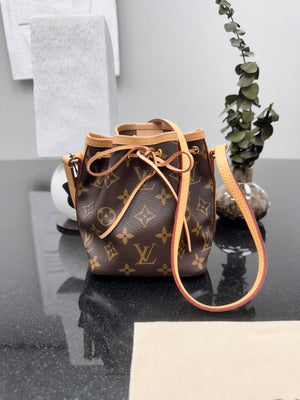 LIKE NEW - Louis Vuitton Monogram Nano Noe Bucket Crossbody Bag