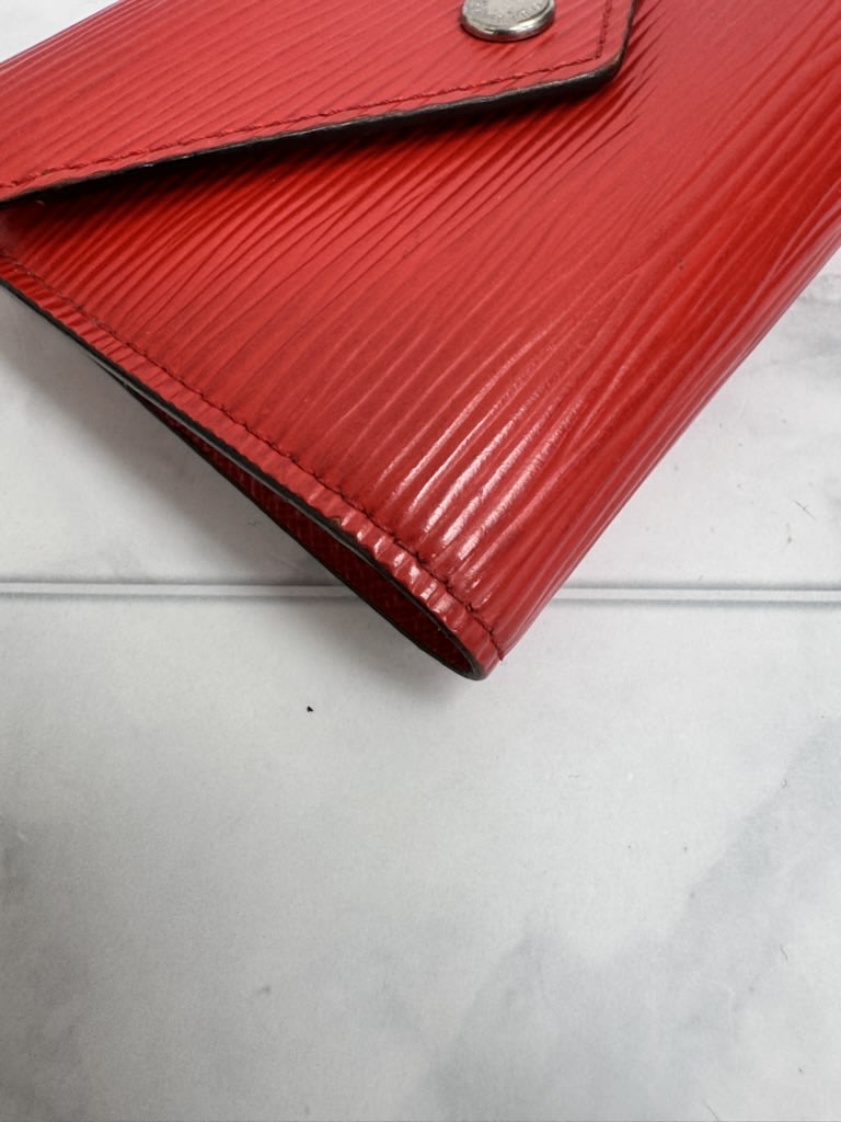 Louis Vuitton Red Epi Victorine Wallet