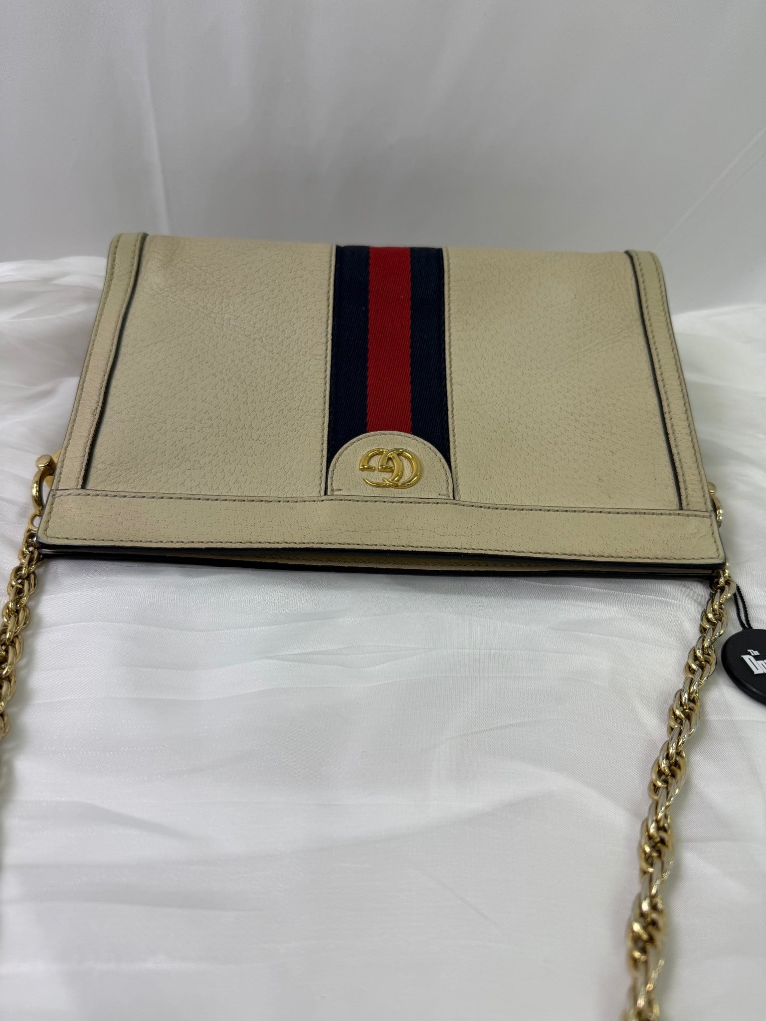 Gucci Cream Ophidia Shoulder Bag