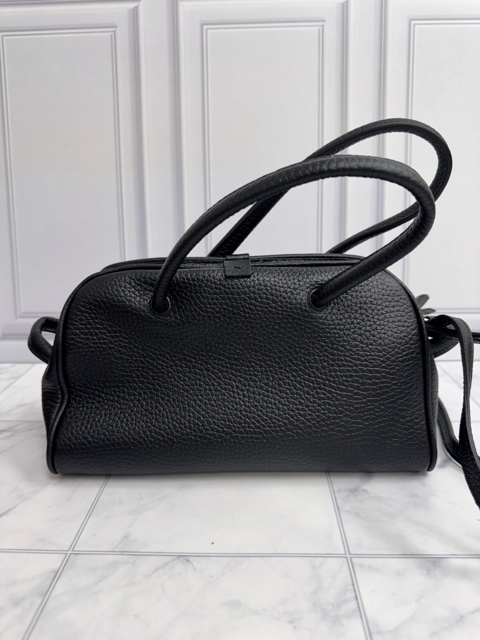 BRAND NEW - Jacquemus Black Grained Leather Piccolo Turismo 2Way Bag