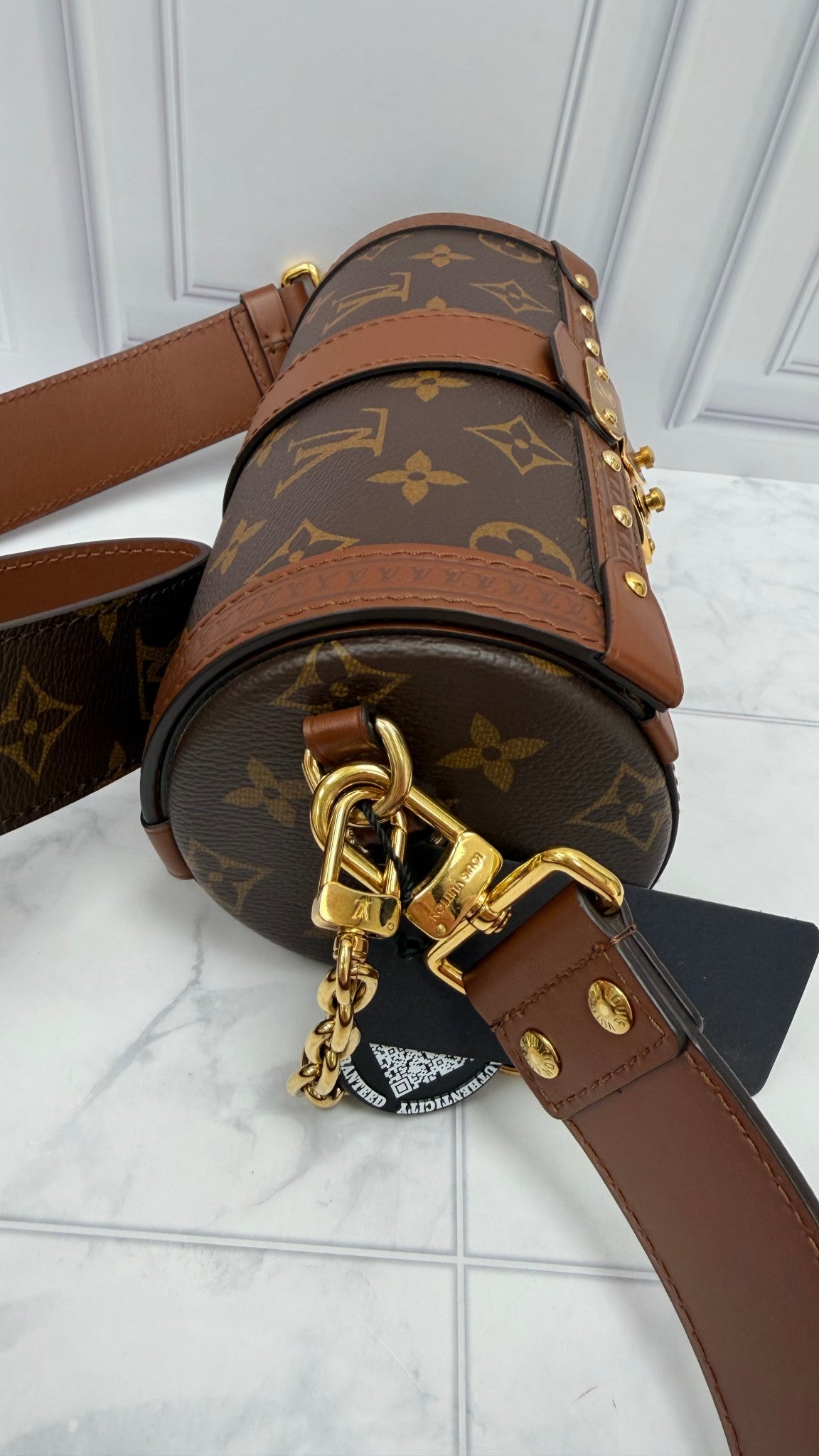 LIKE NEW- Louis Vuitton Monogram Papillon Trunk Crossbody