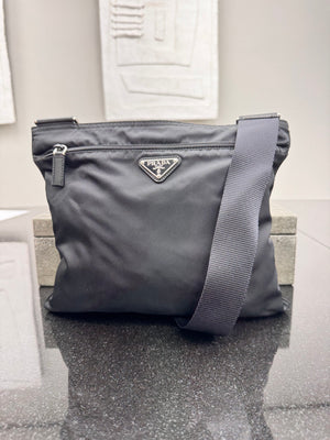 Prada Black Nylon Crossbody Bag