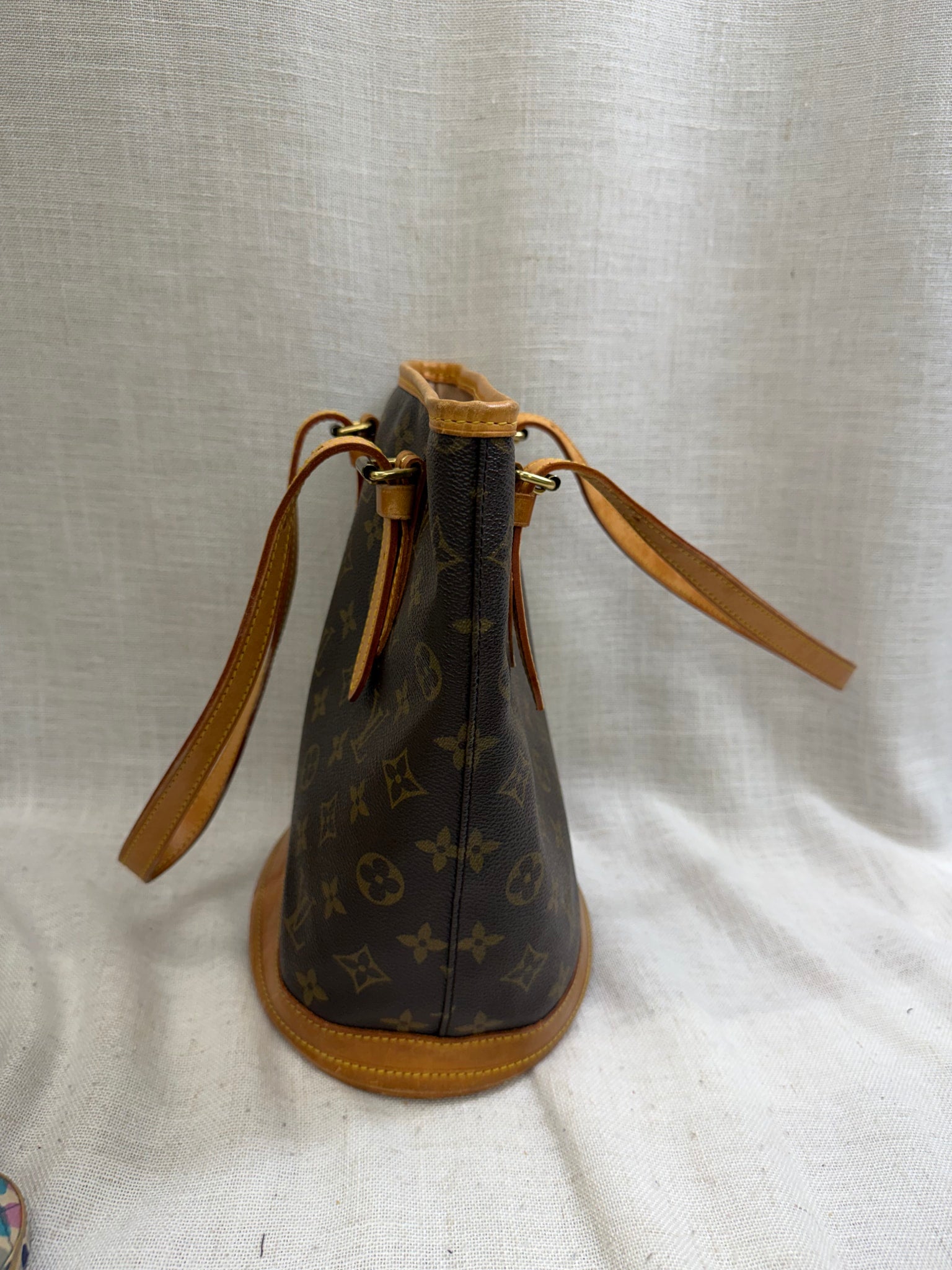 Louis Vuitton Monogram Petit Bucket PM Bag 