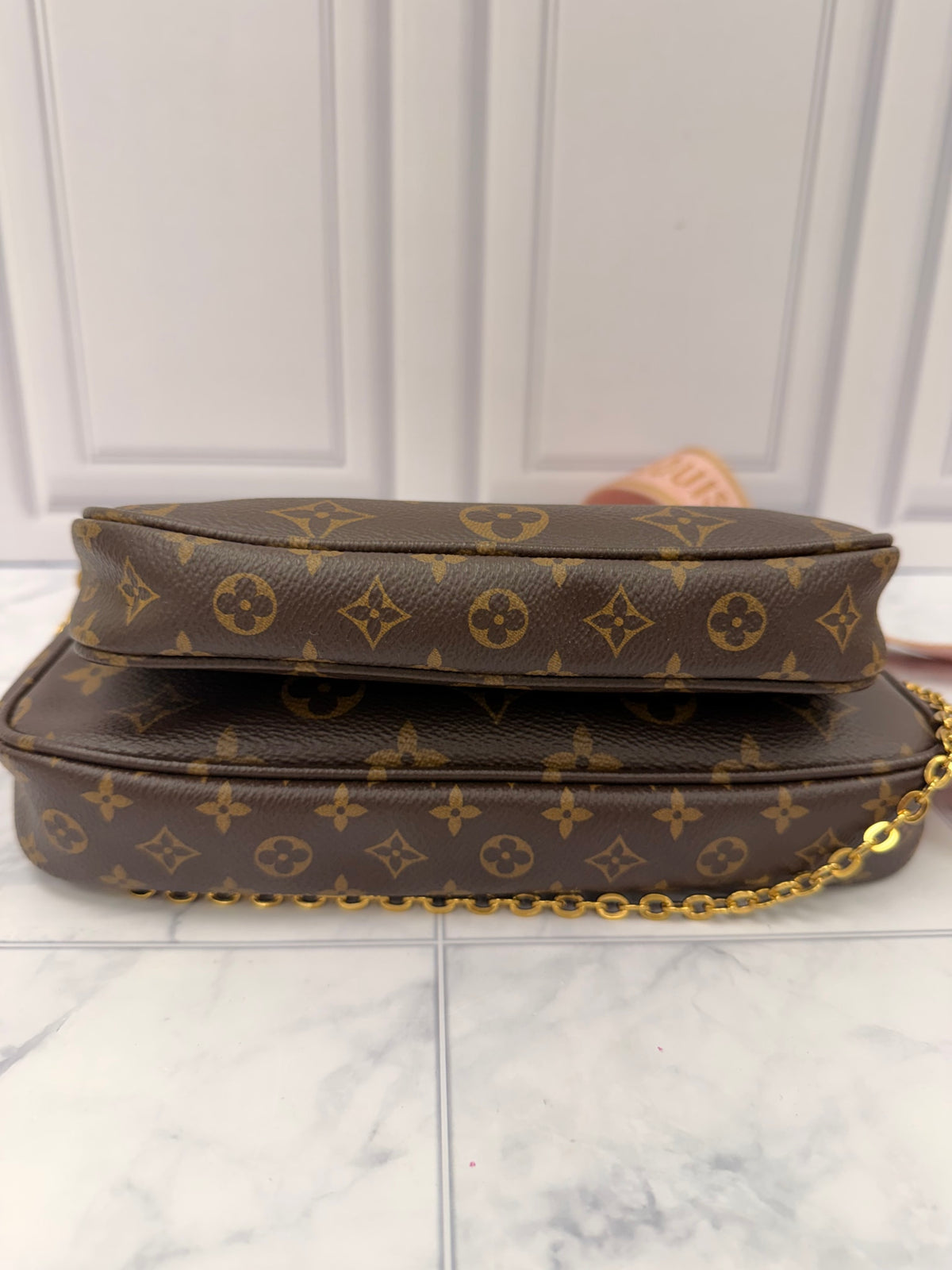 Louis Vuitton Monogram Multi Pochette Accessories Rose Clair Crossbody