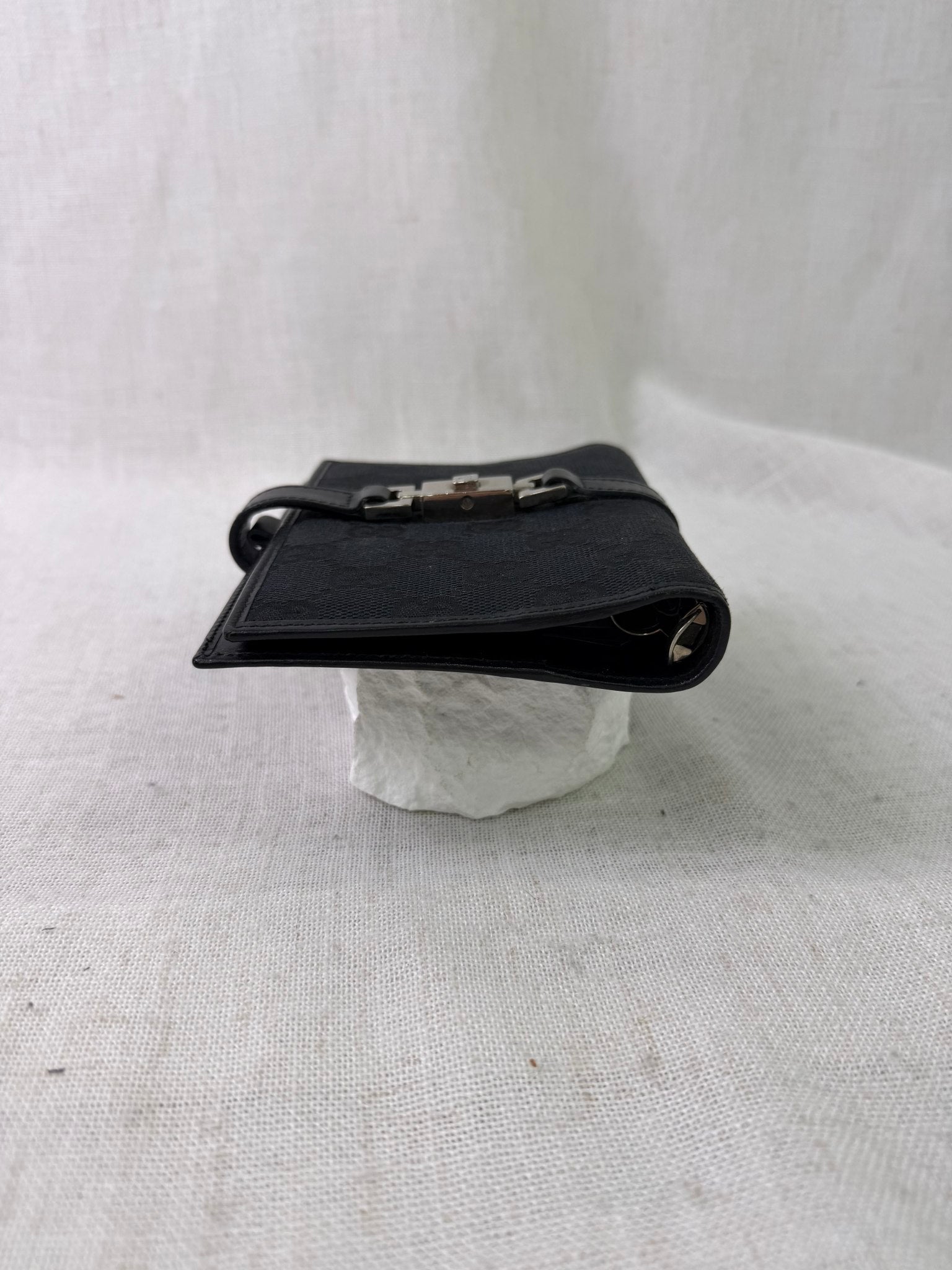 Gucci Black Canvas Jackie Agenda