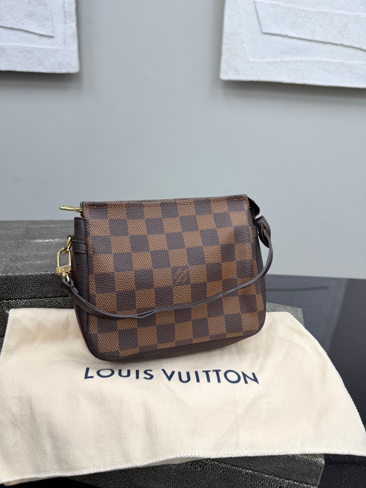 Louis Vuitton Damier Ebene Trousse Pochette 