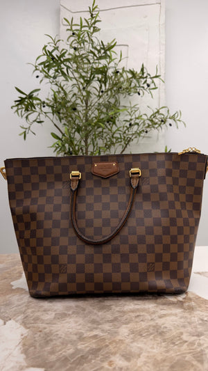 Louis Vuitton Damier Ebene Belmont Tote Bag