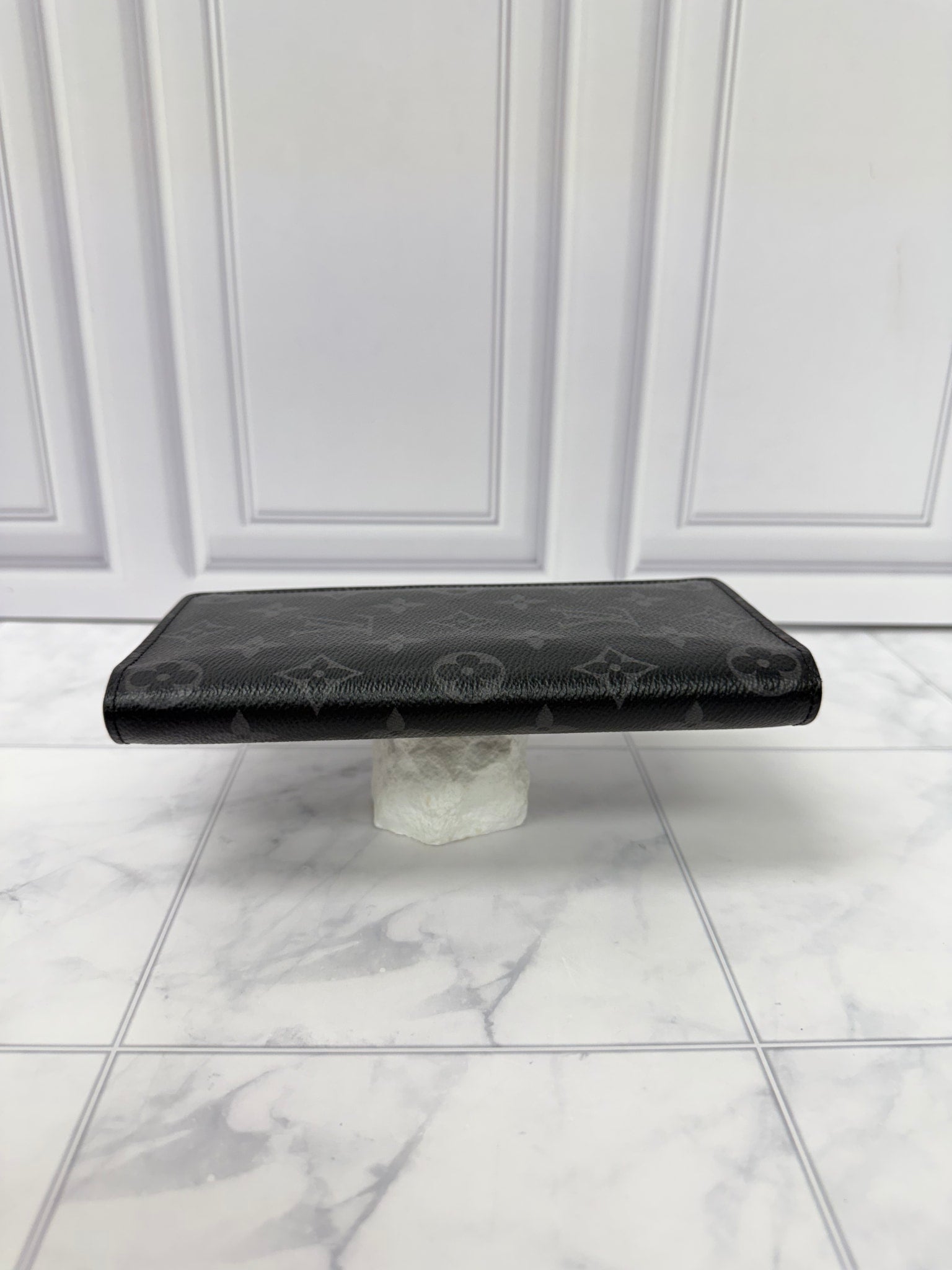 Louis Vuitton Monogram Eclipse Brazza Wallet 