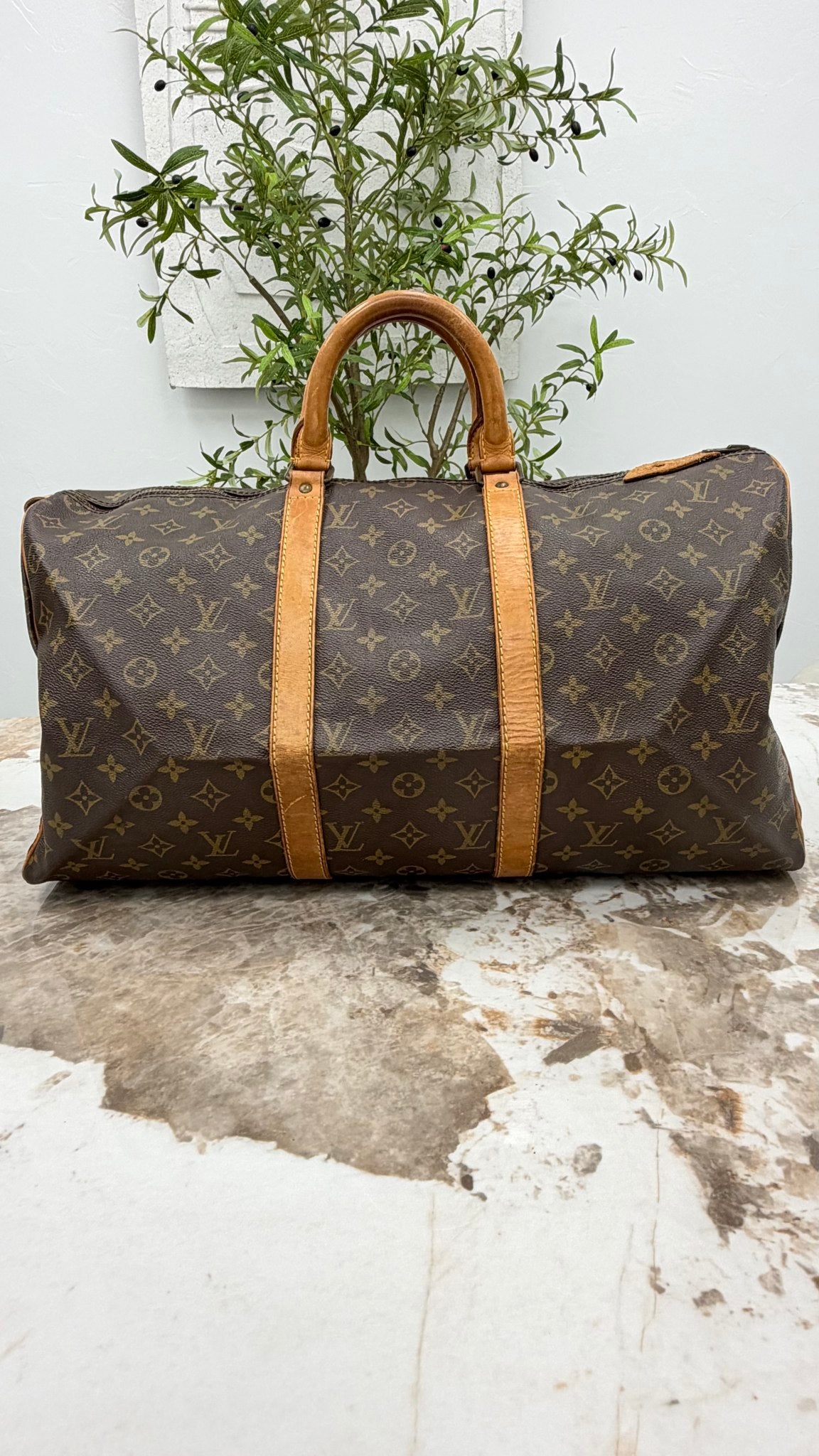 Louis Vuitton Monogram Keepall 50 Duffle Bag