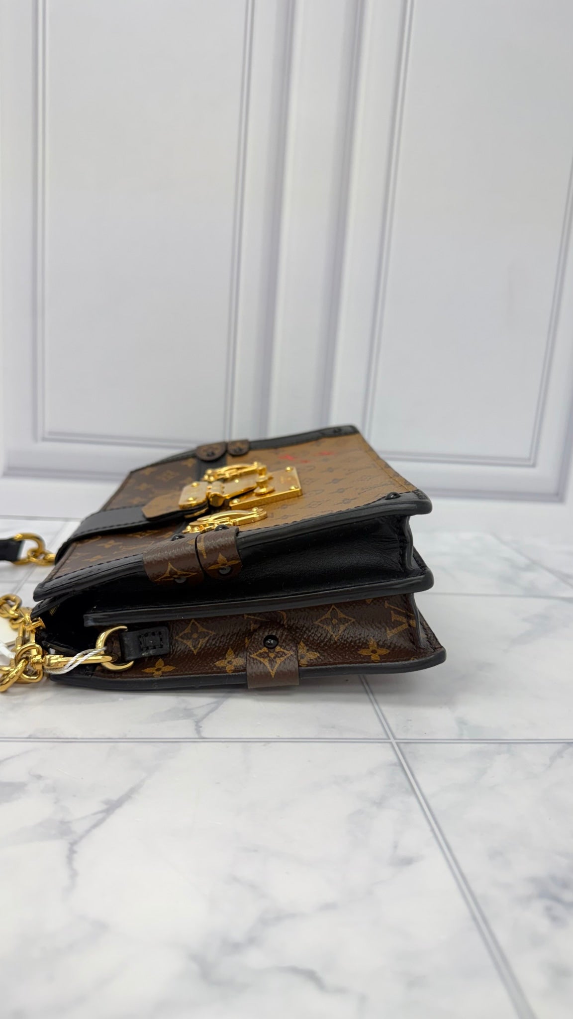 Louis Vuitton Monogram Reverse Trunk Crossbody Bag 