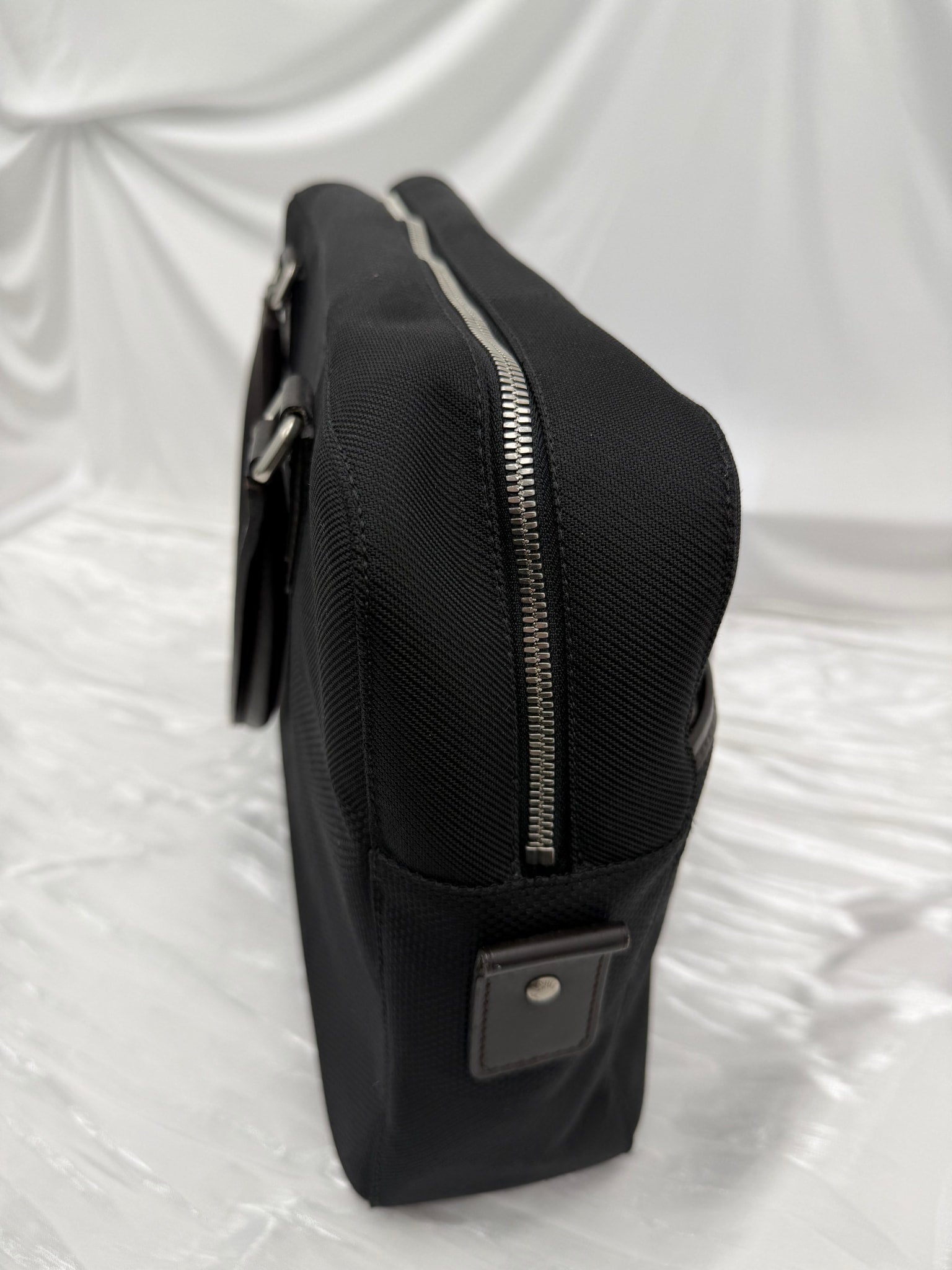 Louis Vuitton Black Damier Geant Yak Business Bag