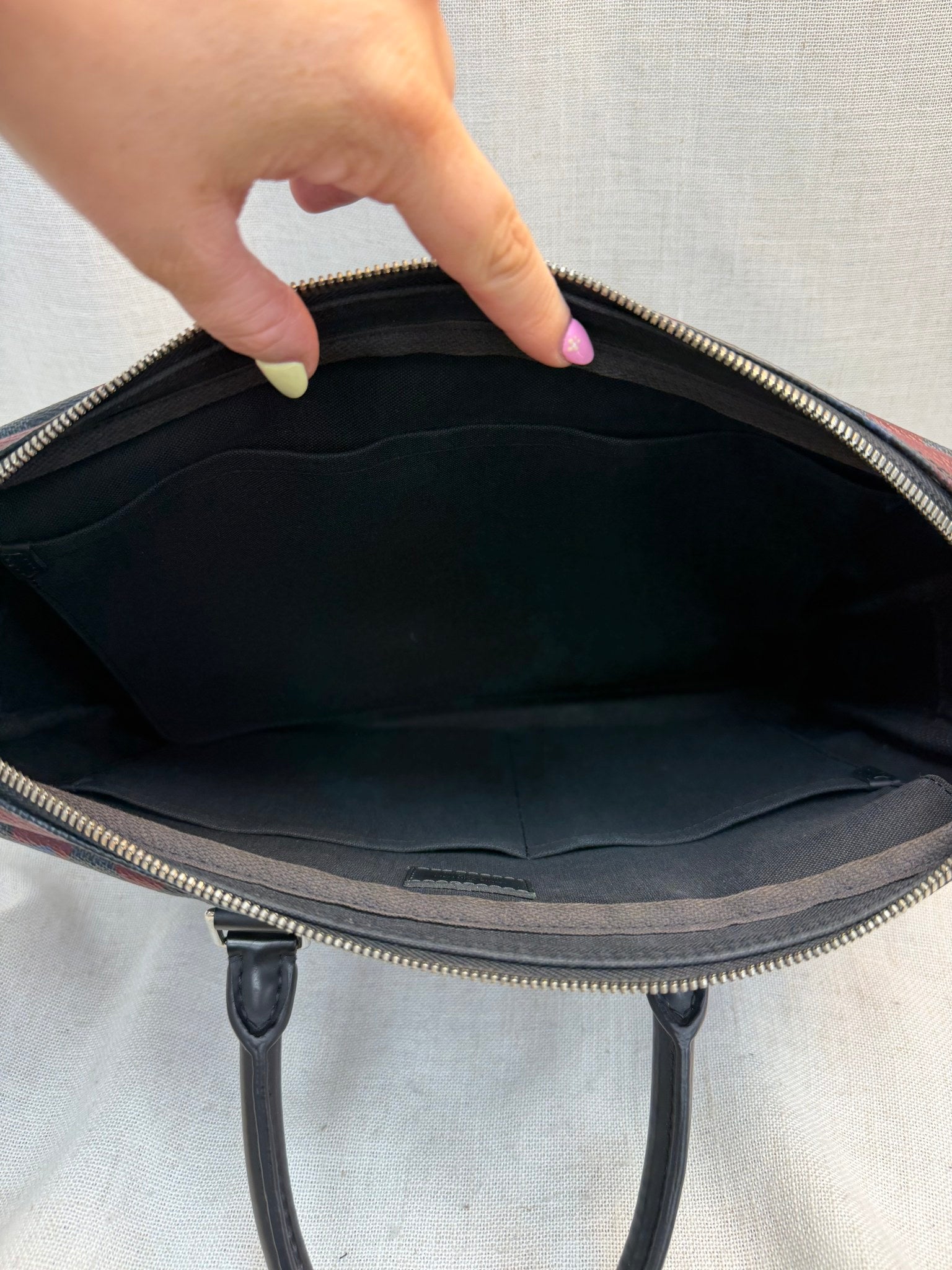 Louis Vuitton Camouflage Damier Colbalt Porte Documents Voyage PM Bag