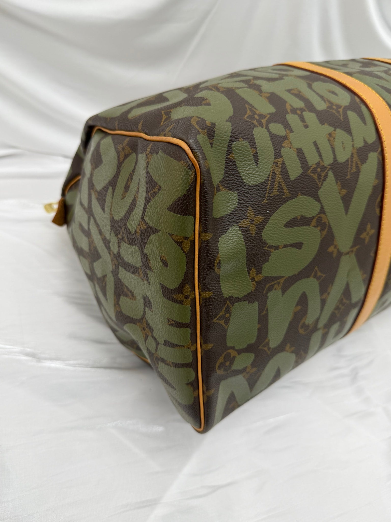 Louis Vuitton x Stephen Sprouse Monogram Green Graffiti Keepall 50