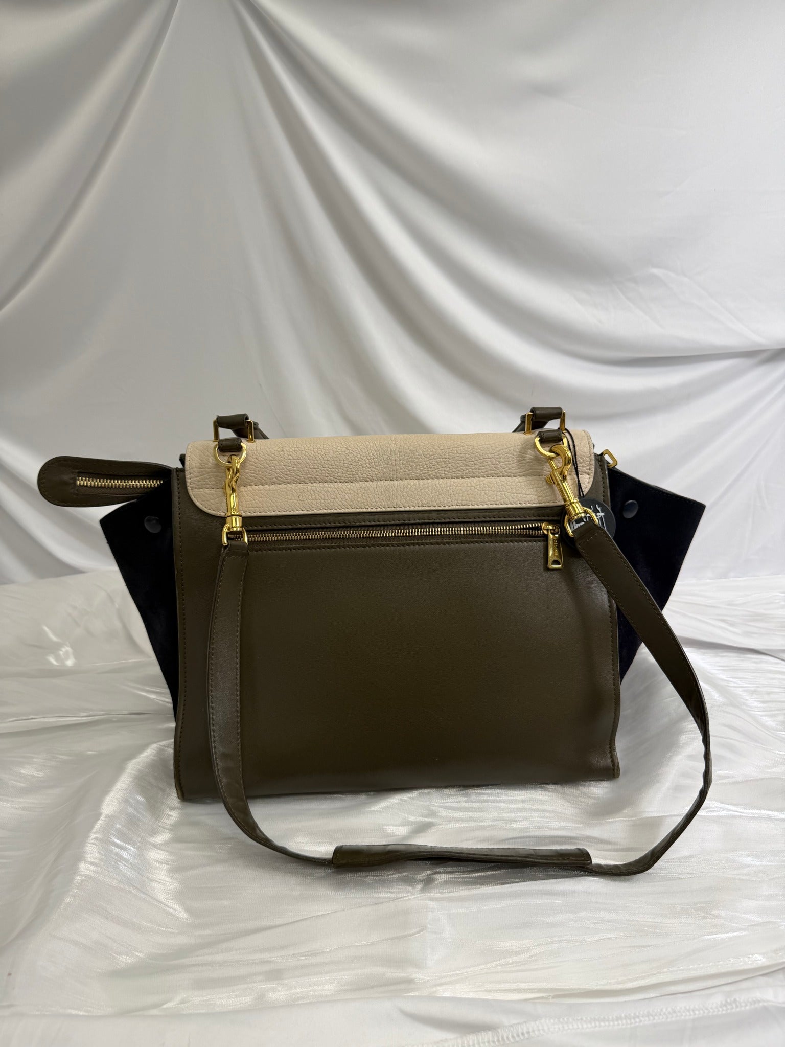 Celine Tri Color Trapeze 2Way Bag