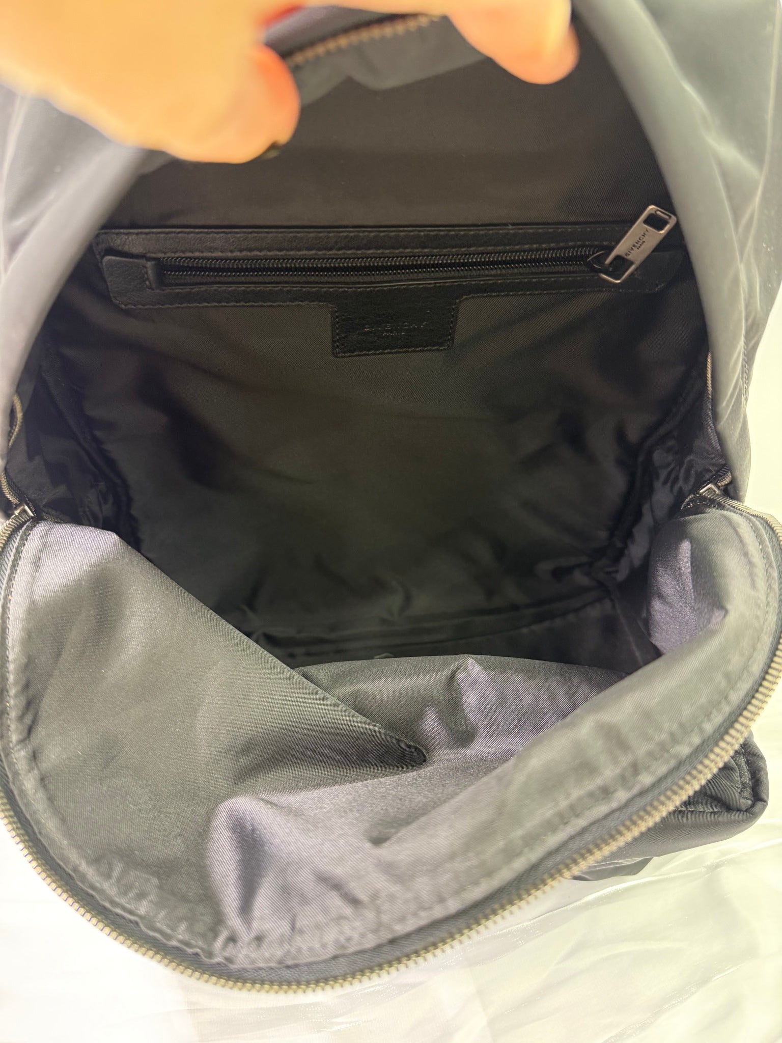 Givenchy Black Nylon Patches Backpack