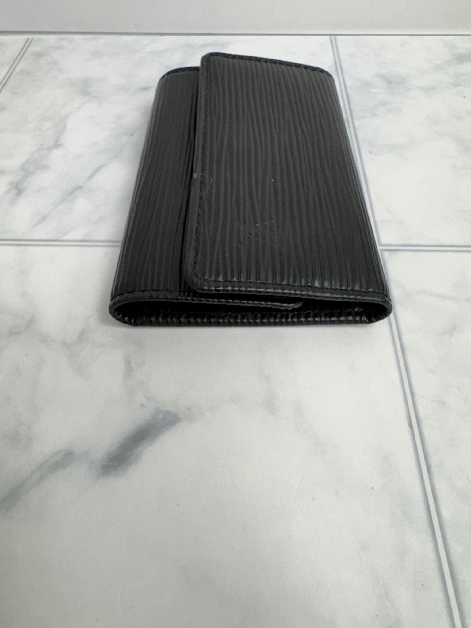 Louis Vuitton Black Epi Key Case