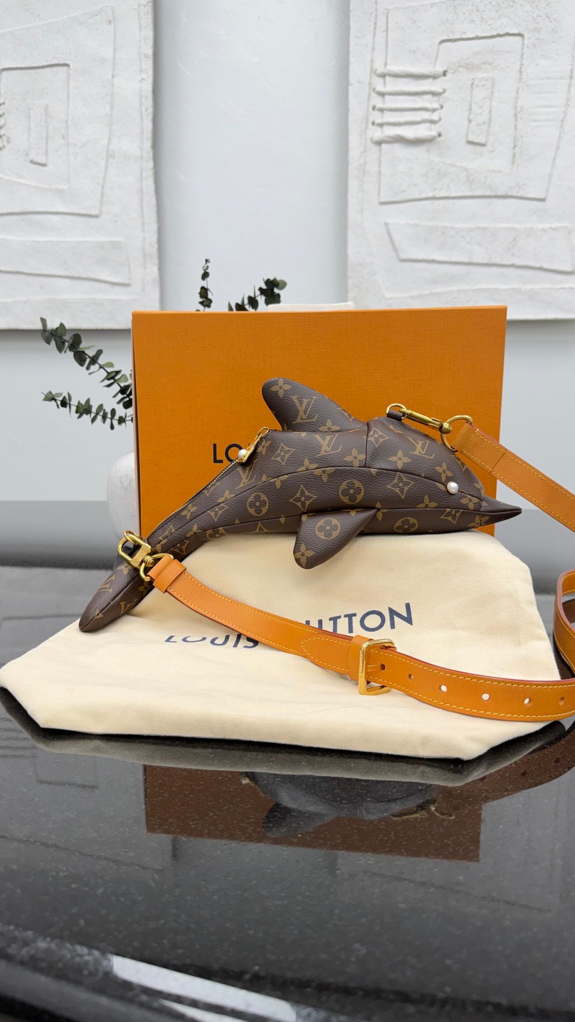 BRAND NEW- Louis Vuitton Monogram Dolphin Bag