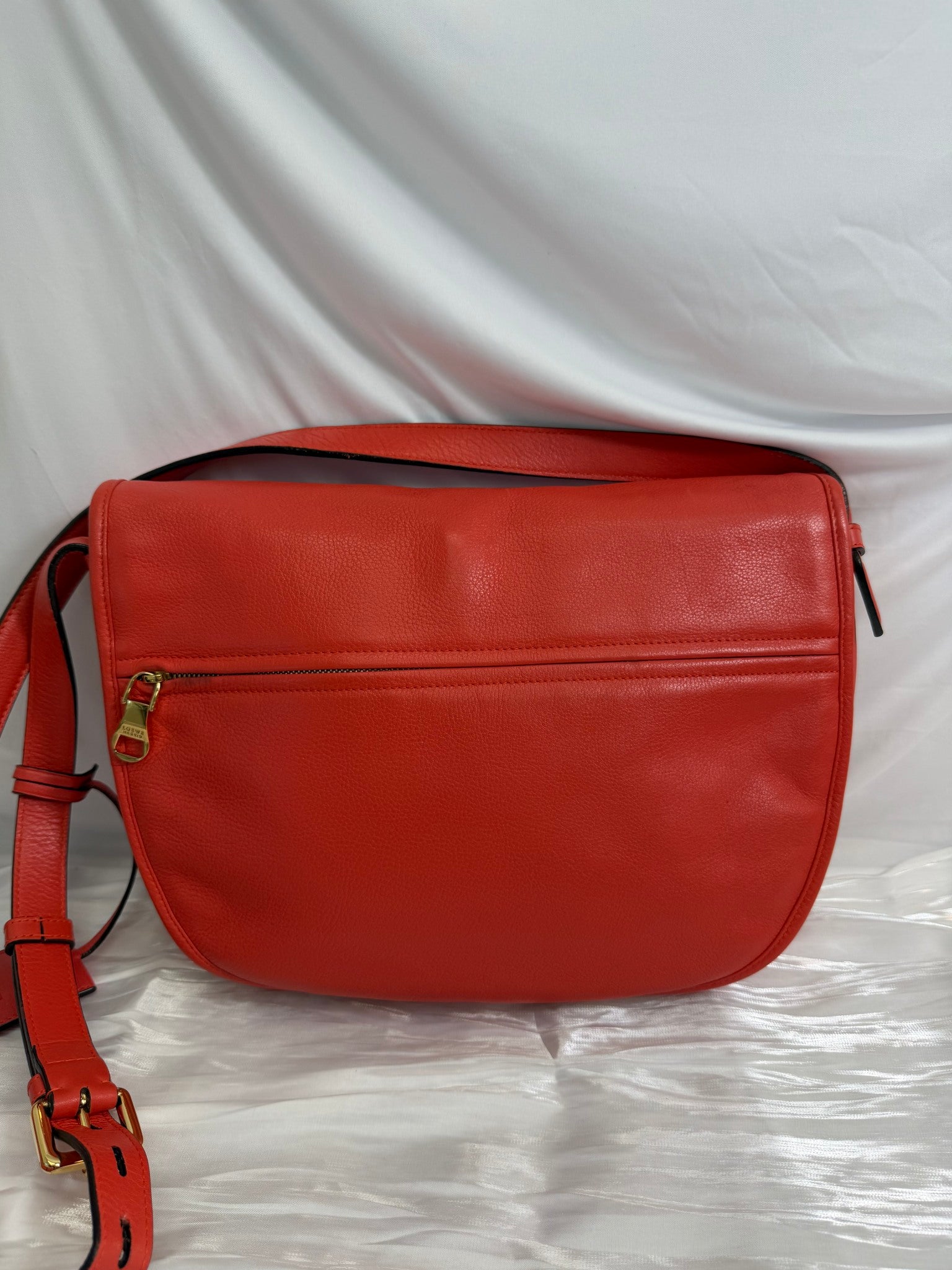 Loewe Red Leather Heritage Crossbody Bag