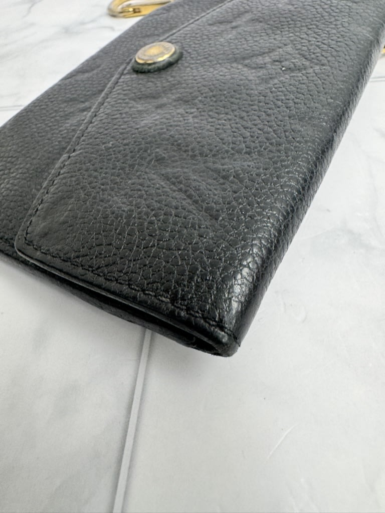 Louis Vuitton Black Monogram Empreinte Key Cles