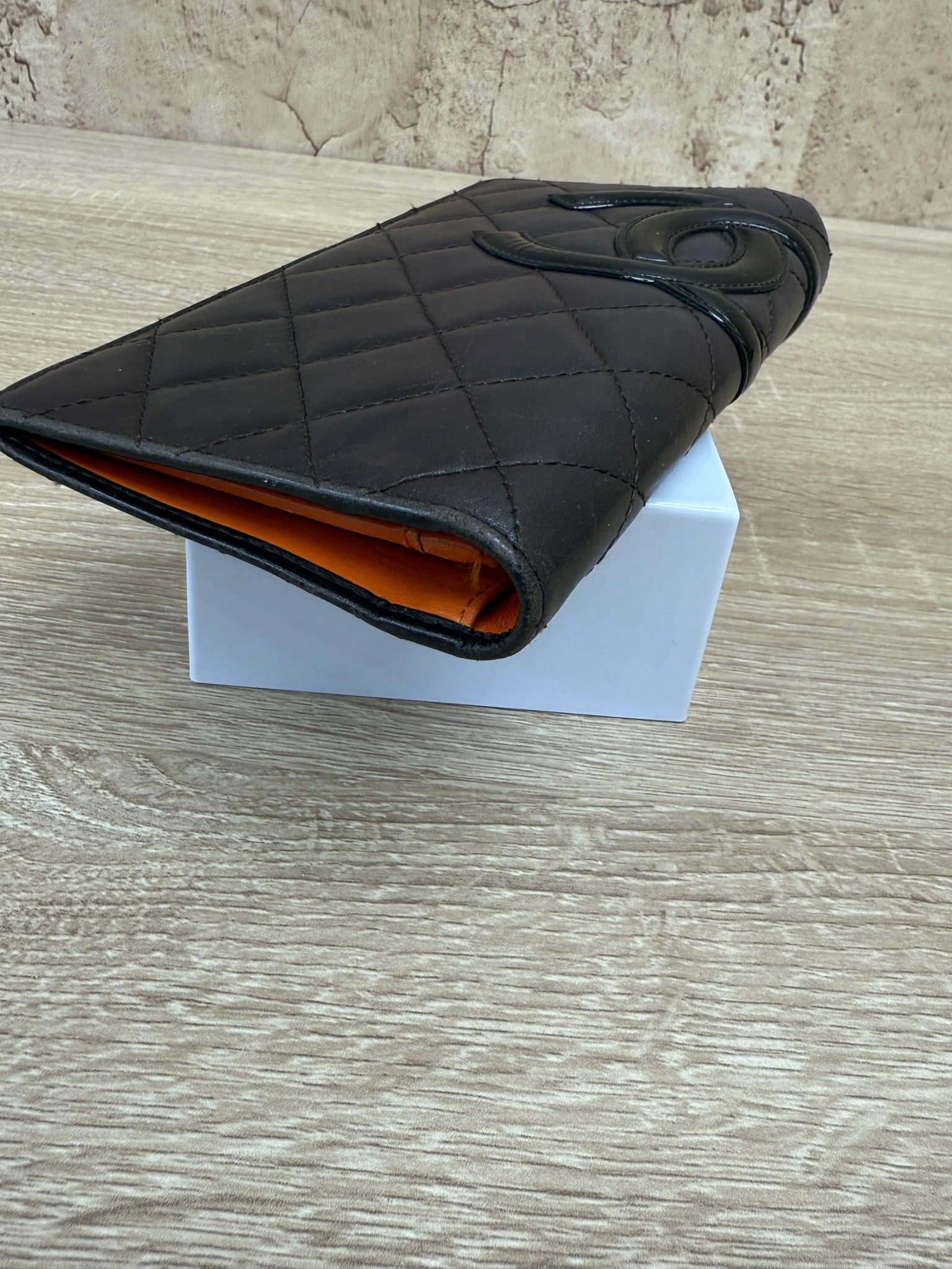 Chanel Brown Quilted Calfskin CC Long Wallet