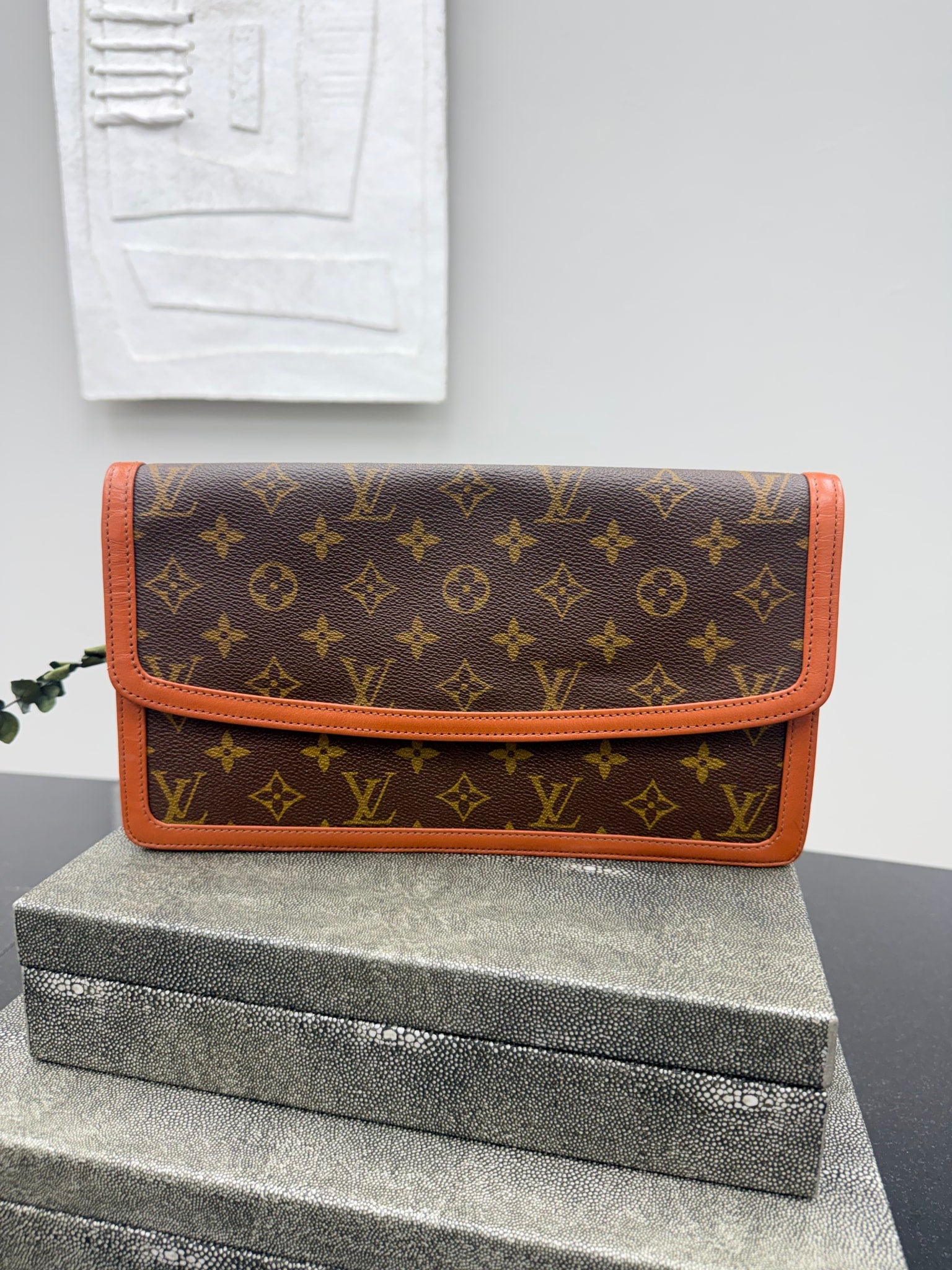 Louis Vuitton Monogram Clutch Bag 