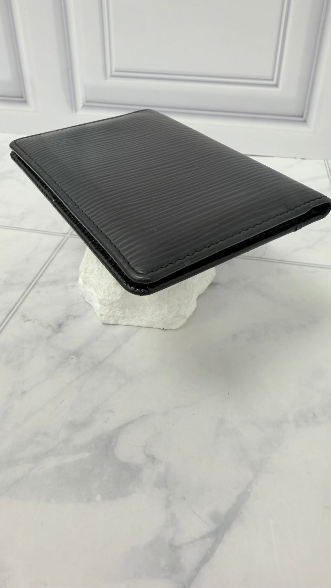 Louis Vuitton Black Epi Leather Pocket Organizer 