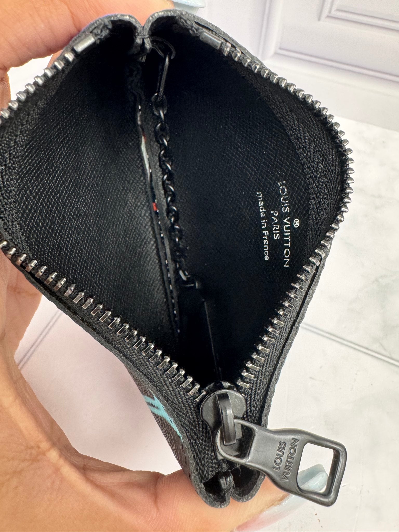 Louis Vuitton Monogram Eclipse Graffiti Key Cles