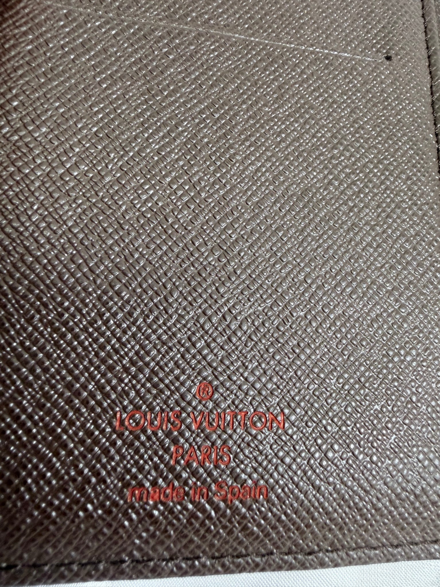 Louis Vuitton Damier Ebene Vertical Long Wallet