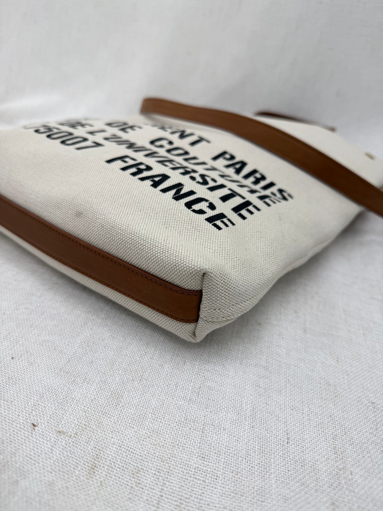 Saint Laurent YSL Canvas Universite Tote Bag