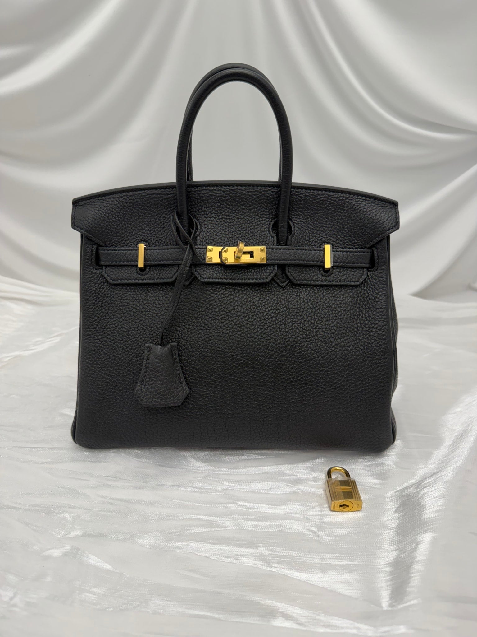 BRAND NEW-Hermes Black Togo Leather Birkin 25 Bag