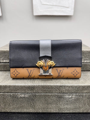 Louis Vuitton Reverse Monogram Column Clutch