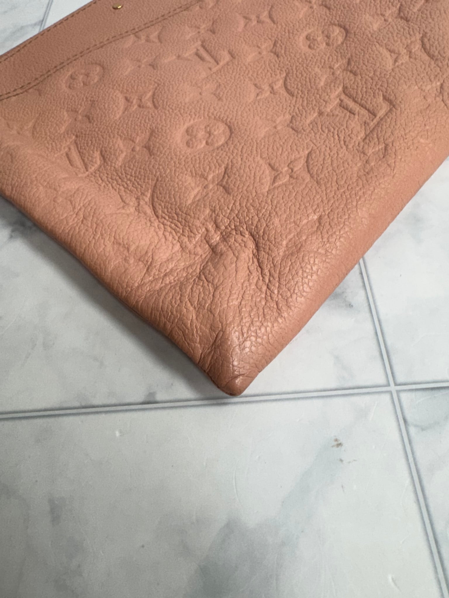 Louis Vuitton Pink Monogram Empreinte Daily Pouch