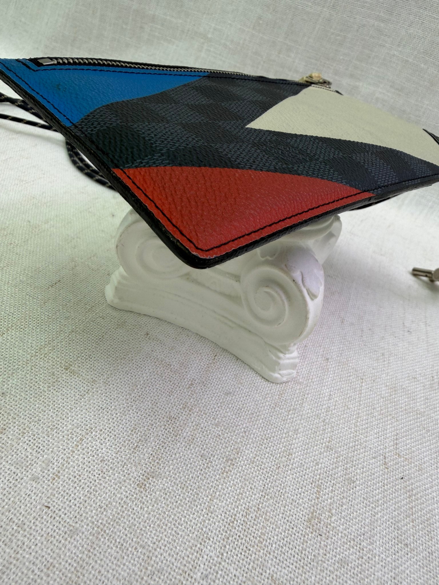 Louis Vuitton Damier Cobalt Americas Cup Pochette Regatta Bag