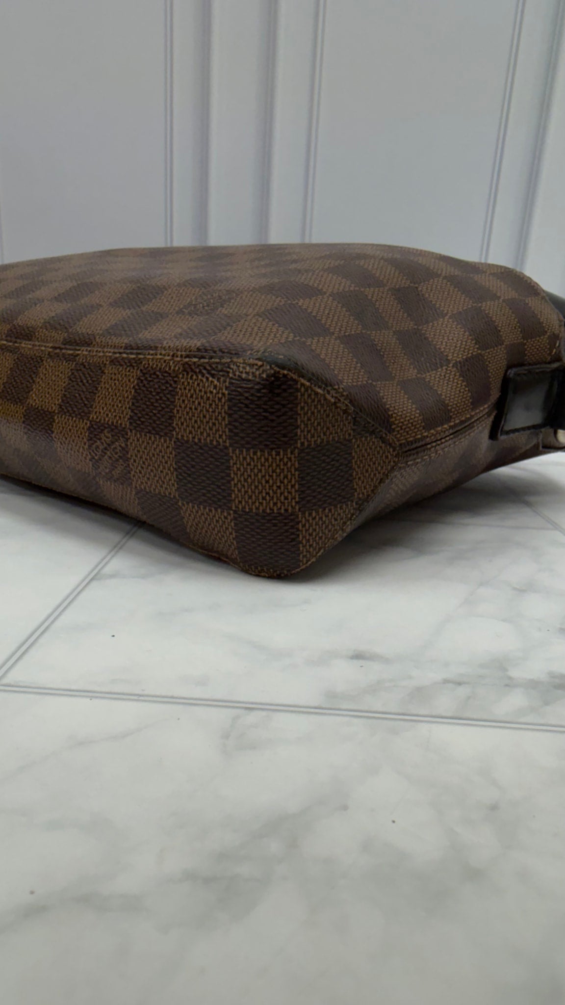 Louis Vuitton Damier Ebene & Black Jack Messenger Bag